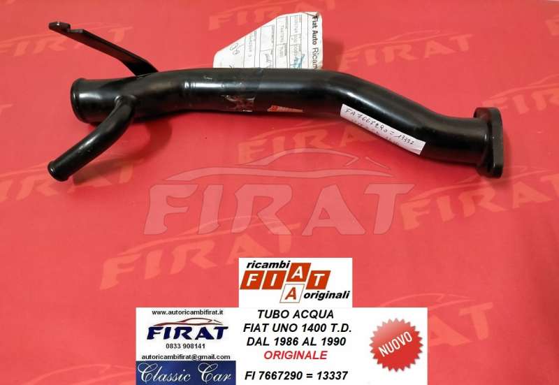 TUBO ACQUA FIAT UNO 1400 T.D 86 - 90 (7667290)